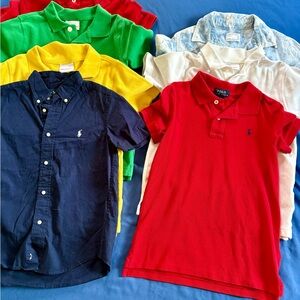 Polo by Ralph Lauren Kids Red and Navy Polo Shirts
